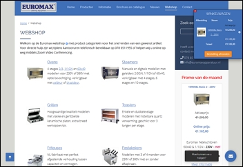 Webshop Euromax apparatuur